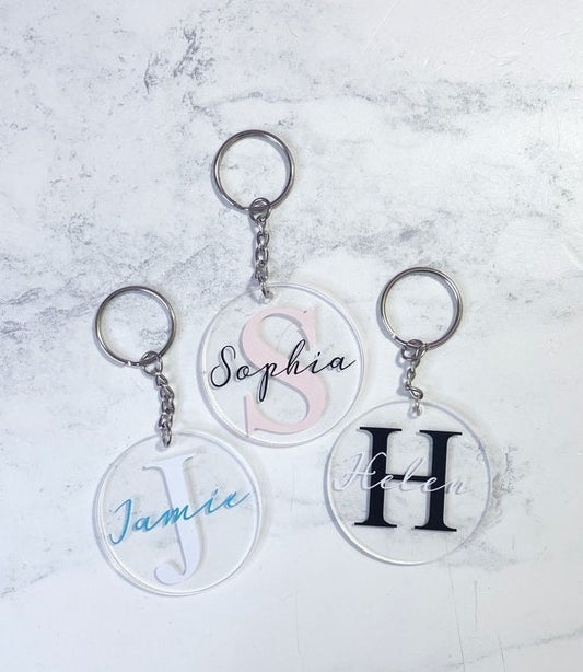Personalised Acrylic keychain