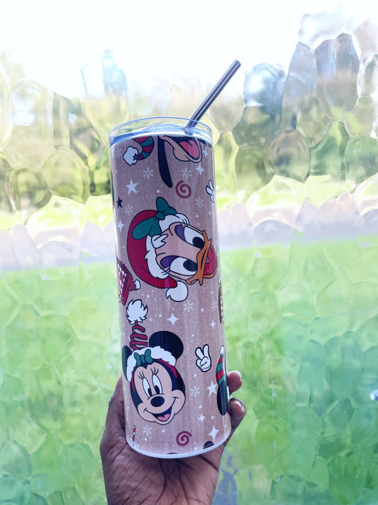 Mickey and Friends Christmas 20oz Tumbler